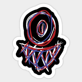 Demon face Sticker